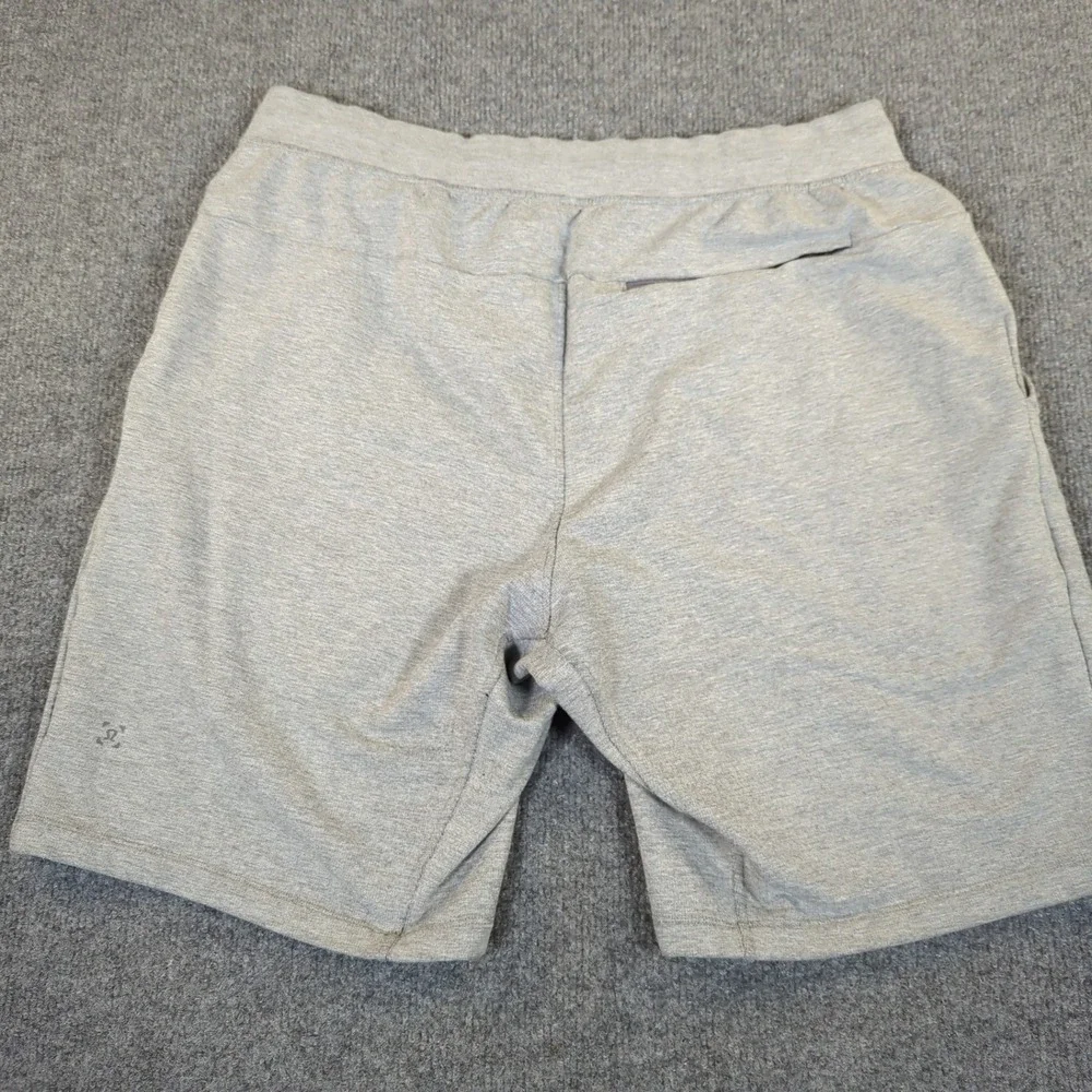 Lululemon City Sweat Short 9 Inch Heathered‎ Grey French Terry Mens XL LM7ABS8